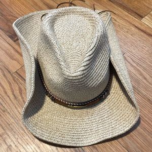 Straw cow boy hat